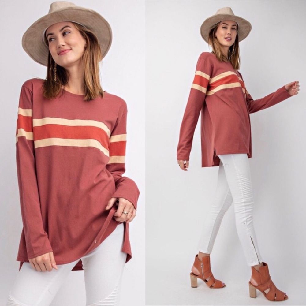 Color Blocked Pullover - Picture 2 of 3